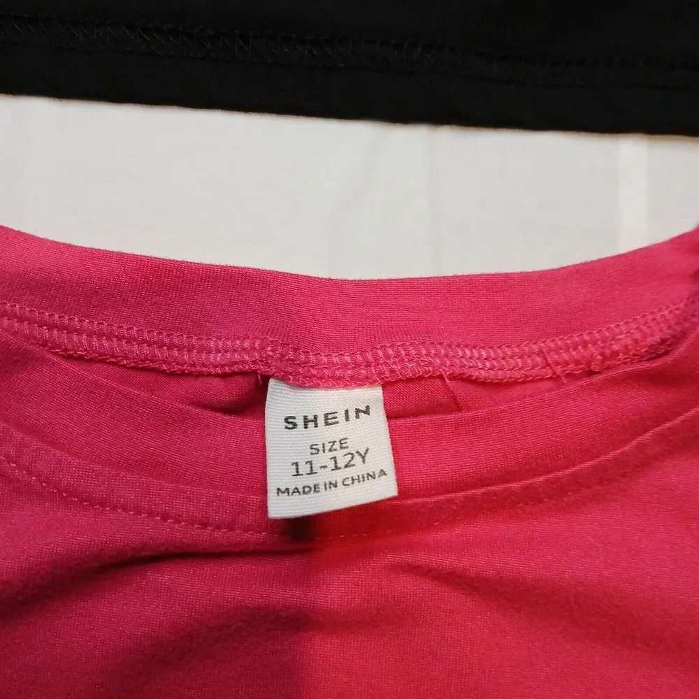 Shein Size 11-12Y Lot Of Five‎ Items 3 Dresses, 2Tops